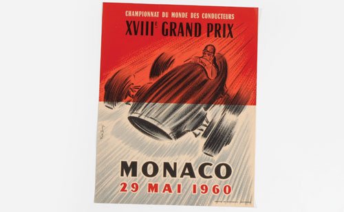 SEVEN 1960s MONACO GRAND PRIX POSTERS - 2