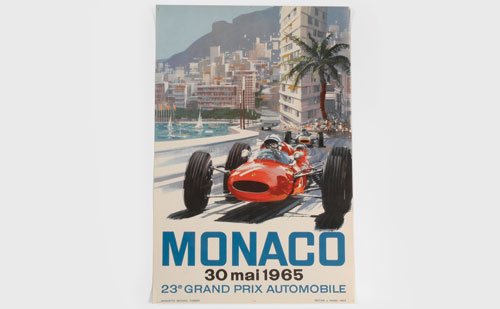 SEVEN 1960s MONACO GRAND PRIX POSTERS - 4