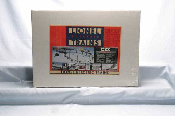 Lionel Train Set 11717 CSX Freight set.: 11717 CSX Freight set. Gauge: O-27 Item Quality: Q1 Box Quality: B2