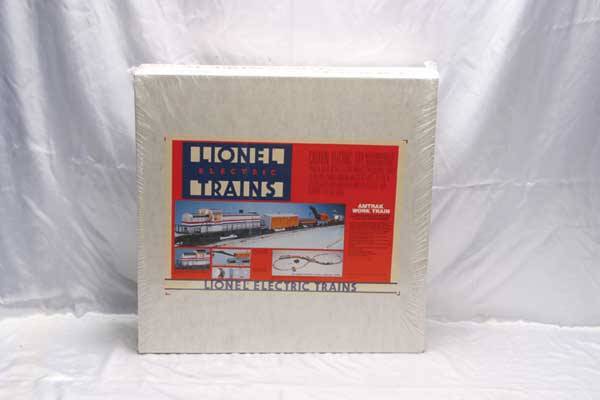 Lionel Train Set 11723 Amtrak Work Train freight: 11723 Amtrak Work Train freight set. Gauge: O-27 Item Quality: Q1 Box Quality: B1