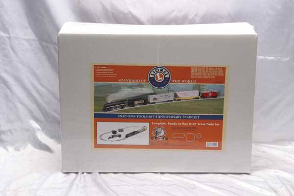 Lionel Train Set 31911 Snap-on Tool Anniversary: 31911 Snap-on Tool Anniversary steam freight set. Gauge: O Item Quality: Q1 Box Quality: B1