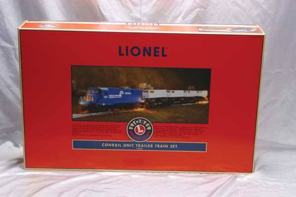 Lionel Train Set 21752 Conrail Unit Trailer Train: 21752 Conrail Unit Trailer Train freight set. Gauge: O Item Quality: Q1 Box Quality: B1