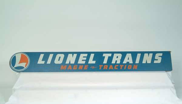 Lionel Dealer Sign "Lionel Trains Magne-Traction"