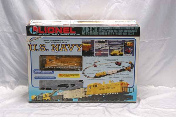 Lionel Train Set 11745 US Navy freight set.: 11745 US Navy freight set. Gauge: O-27 Item Quality: Q1 Box Quality: B1