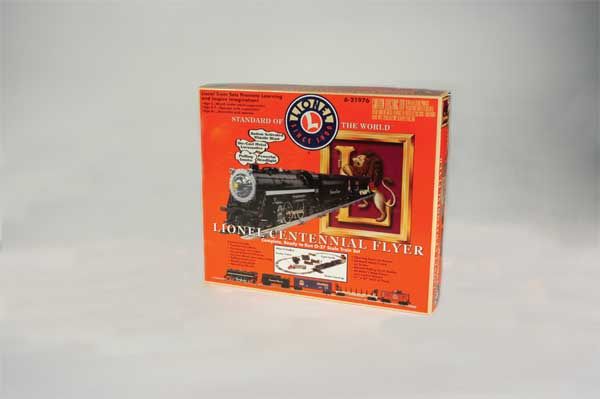 Lionel Train Set 21976 Lionel Centennial Flyer f: 21976 Lionel Centennial Flyer freight set. Gauge: O-27 Item Quality: Q1 Box Quality: B2