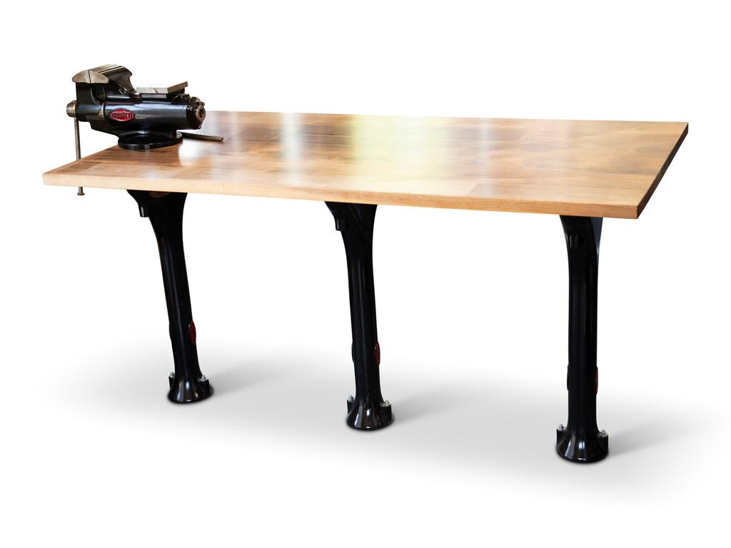 Bugatti-Themed Workbench with Vice (1 of 2)