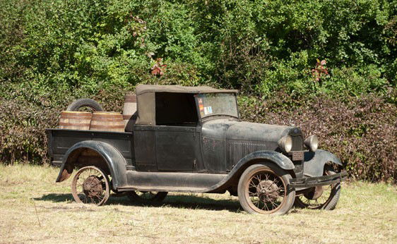 1929 Ford Model A Roadster Pickup: Offered here is a very solid and complete original truck with a good body, pickup bed and fenders.