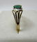EMERALD DIAMOND RING 10K GOLD SIZE 7 - 2
