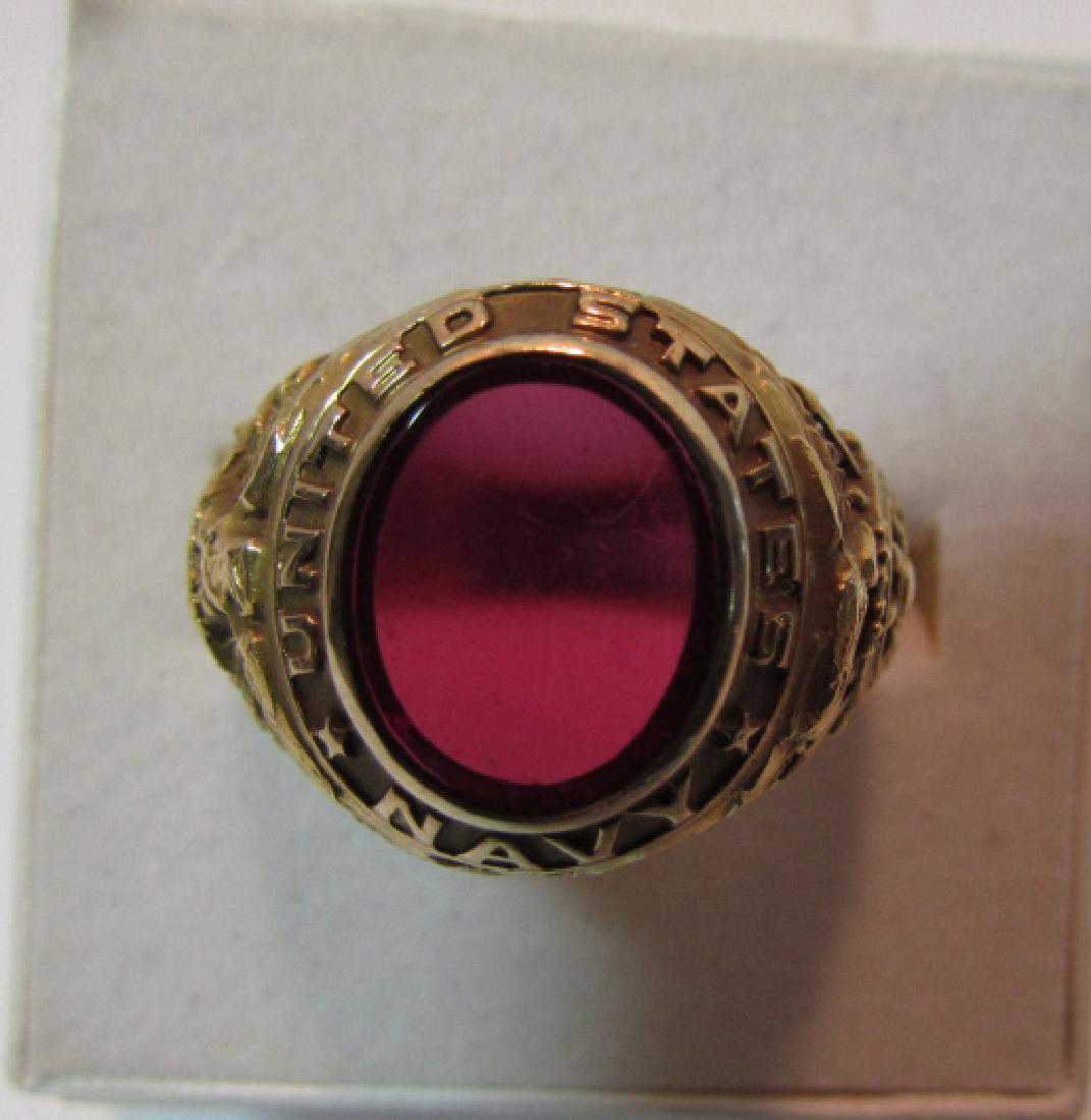 UNITED STATES NAVY RING 10K GOLD