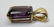 10.5CARAT AMETHYST NECKLACE PENDANT SLIDE 14K GOLD - 2
