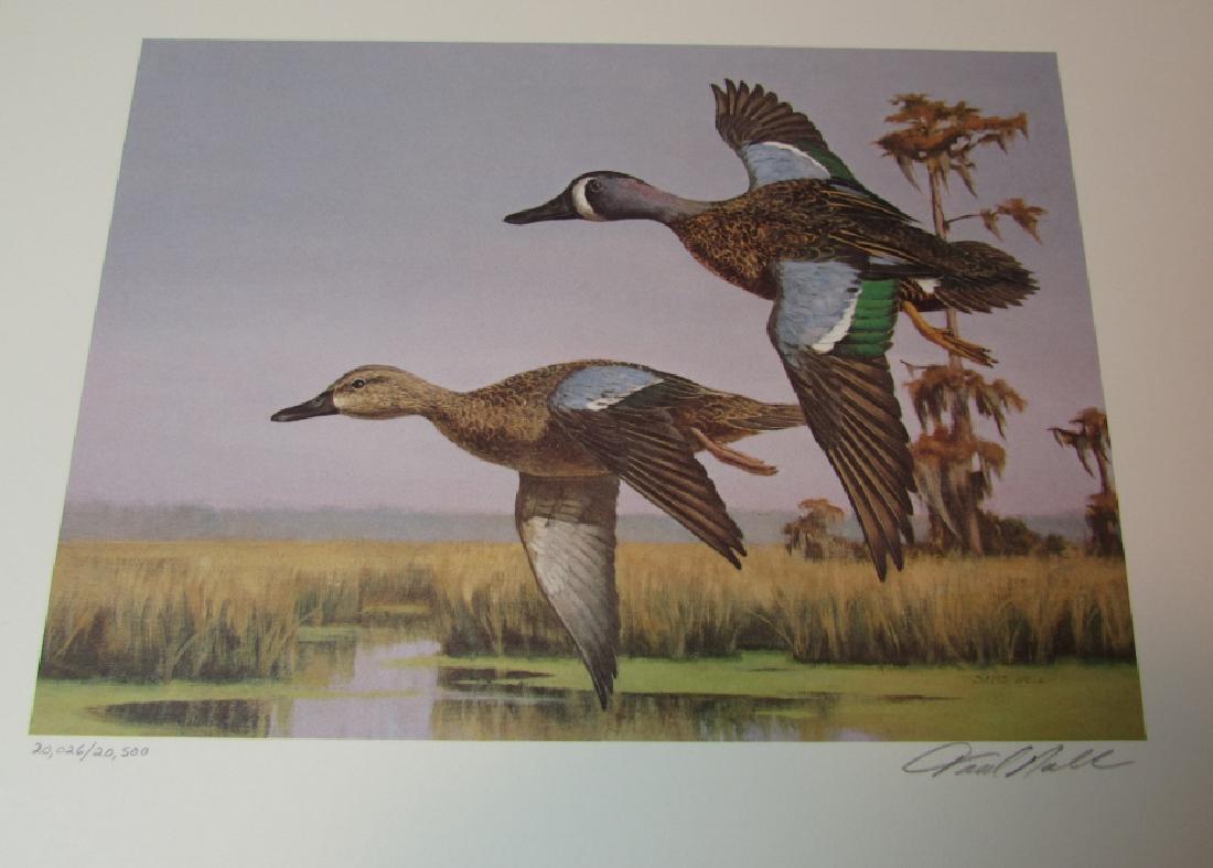 US 1986 VERMONT & 1989 LOUISIANA DUCK PRINT STAMP: TWO SETS: 1986 VT JIM KILLEN, 1989 LA DAVID NOLL 2 STAMPS 020026 . MINT SIGNED FIRST OF STATE MIGRATORY WATERFOWL CONSERVATION STAMP & MATCHING HAND SIGNED PRINT. ALL WITH ORIGINAL FOLIOS. (USA SHIPPI