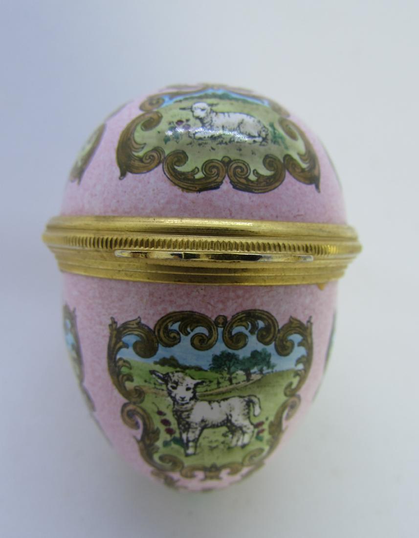 CARTIER EASTER EGG ENAMEL HALCYON DAYS TRINKET BOX (1 of 7)