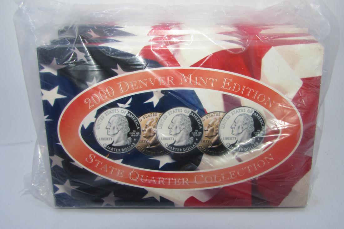 4 US COIN SETS 2000 D & P STATE QUARTERS MINT (1 of 2)