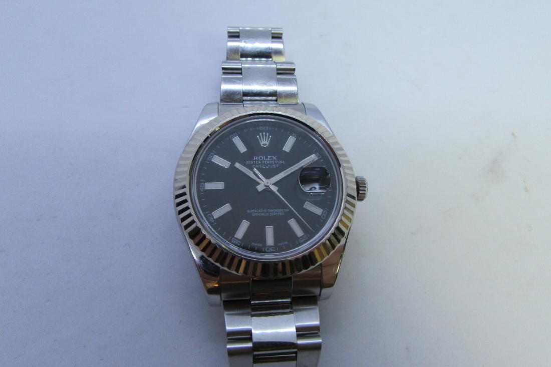 MANS ROLEX DATEJUST STAINLESS  41MM NEW MODEL (1 of 6)