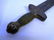 CONFEDERATE BOWIE KNIFE FOOT SWORD DAGGER BRONZE - 2