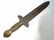 CONFEDERATE BOWIE KNIFE FOOT SWORD DAGGER BRONZE - 4