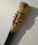 CARVED SILVER COIN CANE WALKING STICK LOVE TOKEN - 4