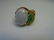 10CT LAVENDER & GREEN JADEITE JADE RING 14K GOLD - 4