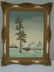 A. CARSON OIL ON BOARD PAINTING LANDSCAPE - 3