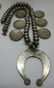 SILVER DOLLAR SQUASH BLOSSOM NECKLACE COIN SILVER - 4