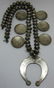 SILVER DOLLAR SQUASH BLOSSOM NECKLACE COIN SILVER - 5