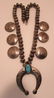 SILVER DOLLAR SQUASH BLOSSOM NECKLACE COIN SILVER - 7