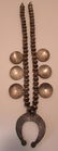 SILVER DOLLAR SQUASH BLOSSOM NECKLACE COIN SILVER - 9