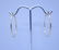14K YELLOW GOLD HOOP EARRINGS - 2
