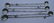6 STERLING SILVER SPOON STRAWS MINT JULEP ICED TEA - 2