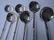 6 STERLING SILVER SPOON STRAWS MINT JULEP ICED TEA - 3