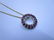 1CT RUBY DIAMOND PENDANT NECKLACE STERLING SILVER - 3