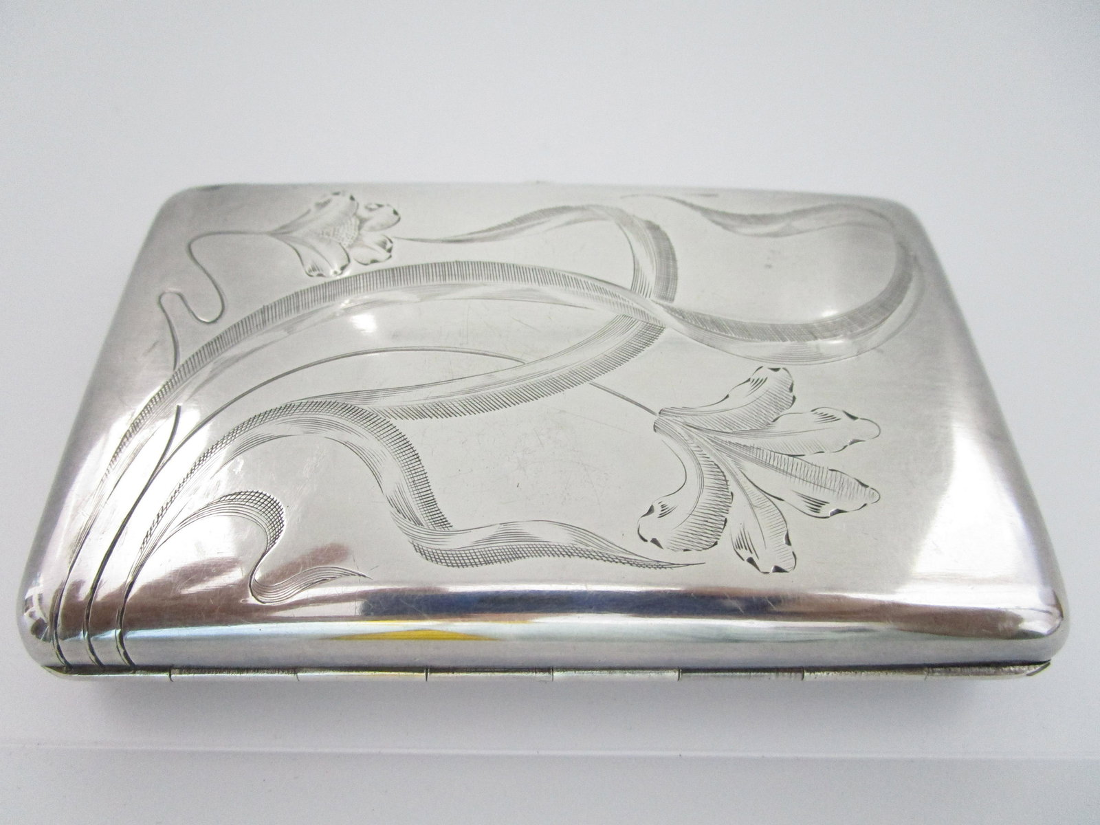84 RUSSIAN STERLING SILVER CIGARETTE CASE BOX (1 of 8)