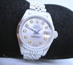 ROLEX DIAMOND DATEJUST LADIES WATCH SS