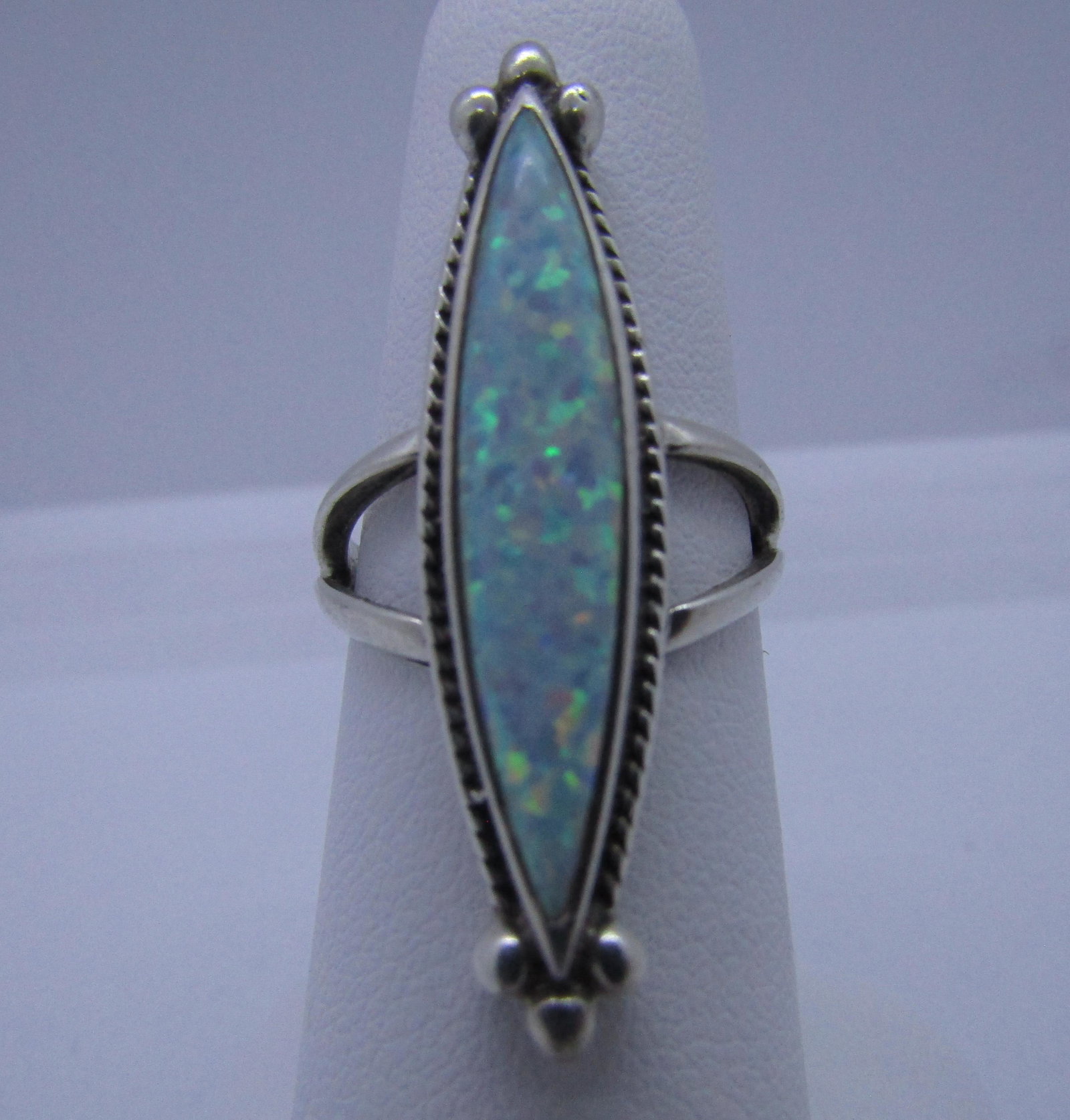 TED OTT OPAL RING STERLING SILVER (1 of 3)