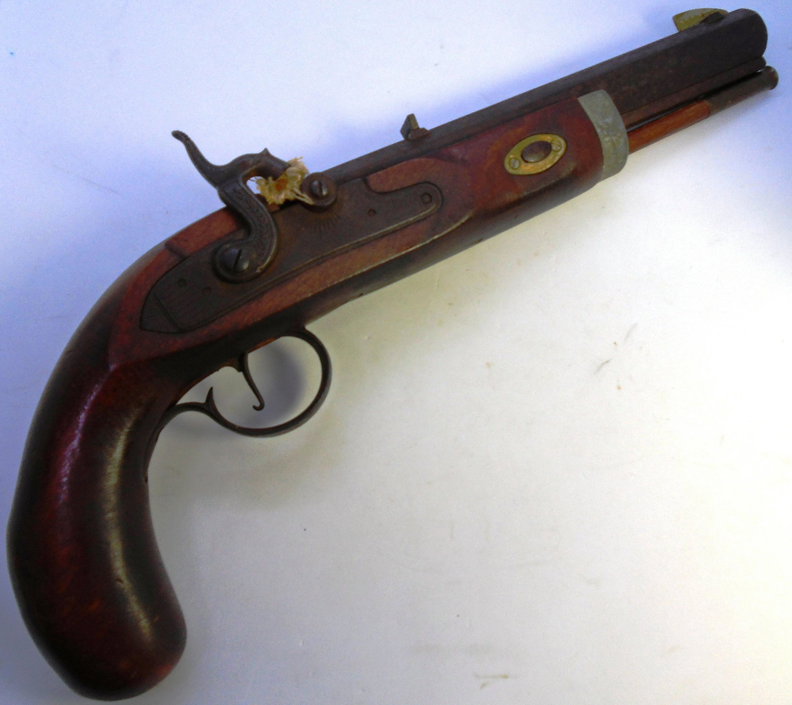 CONNECTICUT VALLEY ARMS 50 CAL CAP & BALL GUN: BLACK POWDER 50 CAL. PISTOL. 9" BARREL. (US SHIPPING $30)