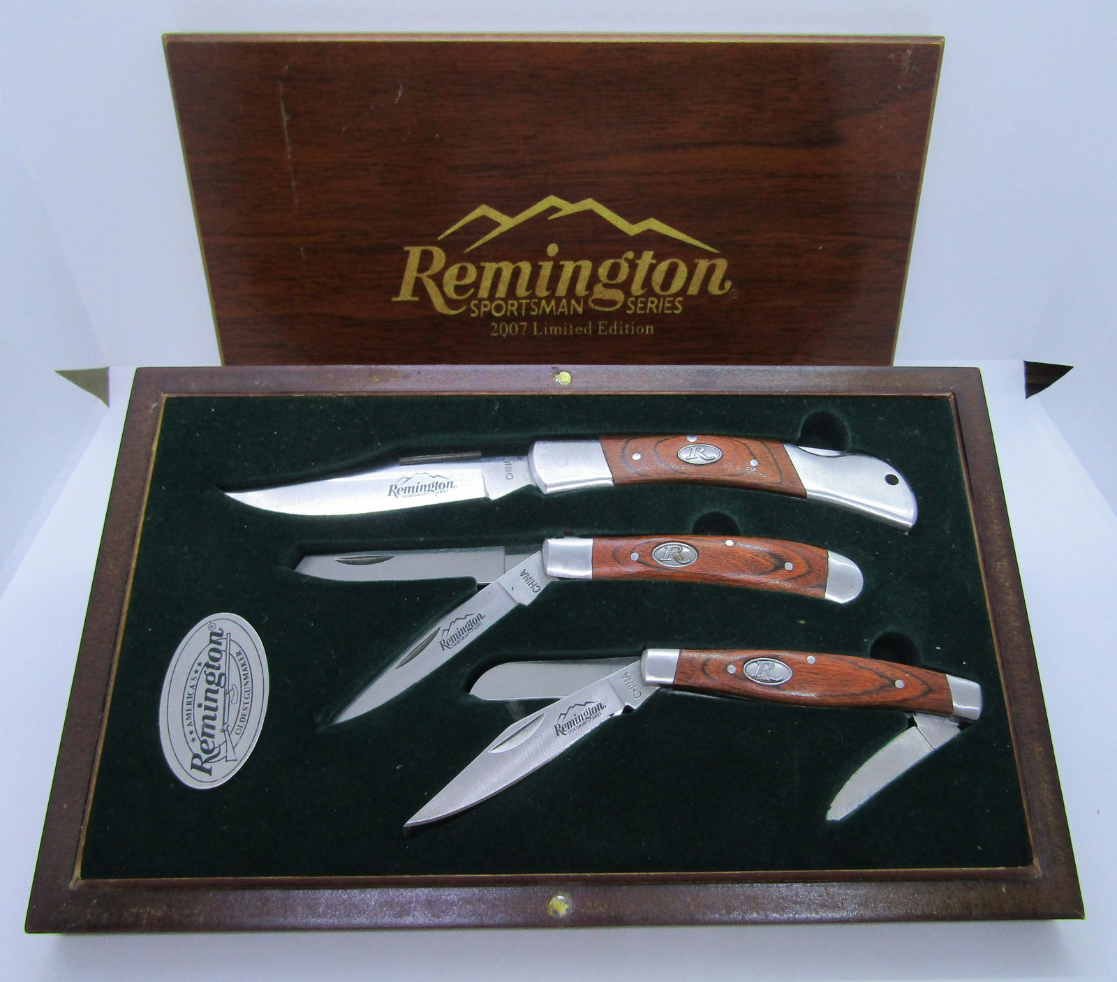 Remington 2007 In Box 3 Knife Set Limited Edition Dec 01 2019 Imperial Auction In Fl