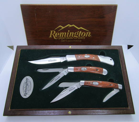 Remington 2007 In Box 3 Knife Set Limited Edition