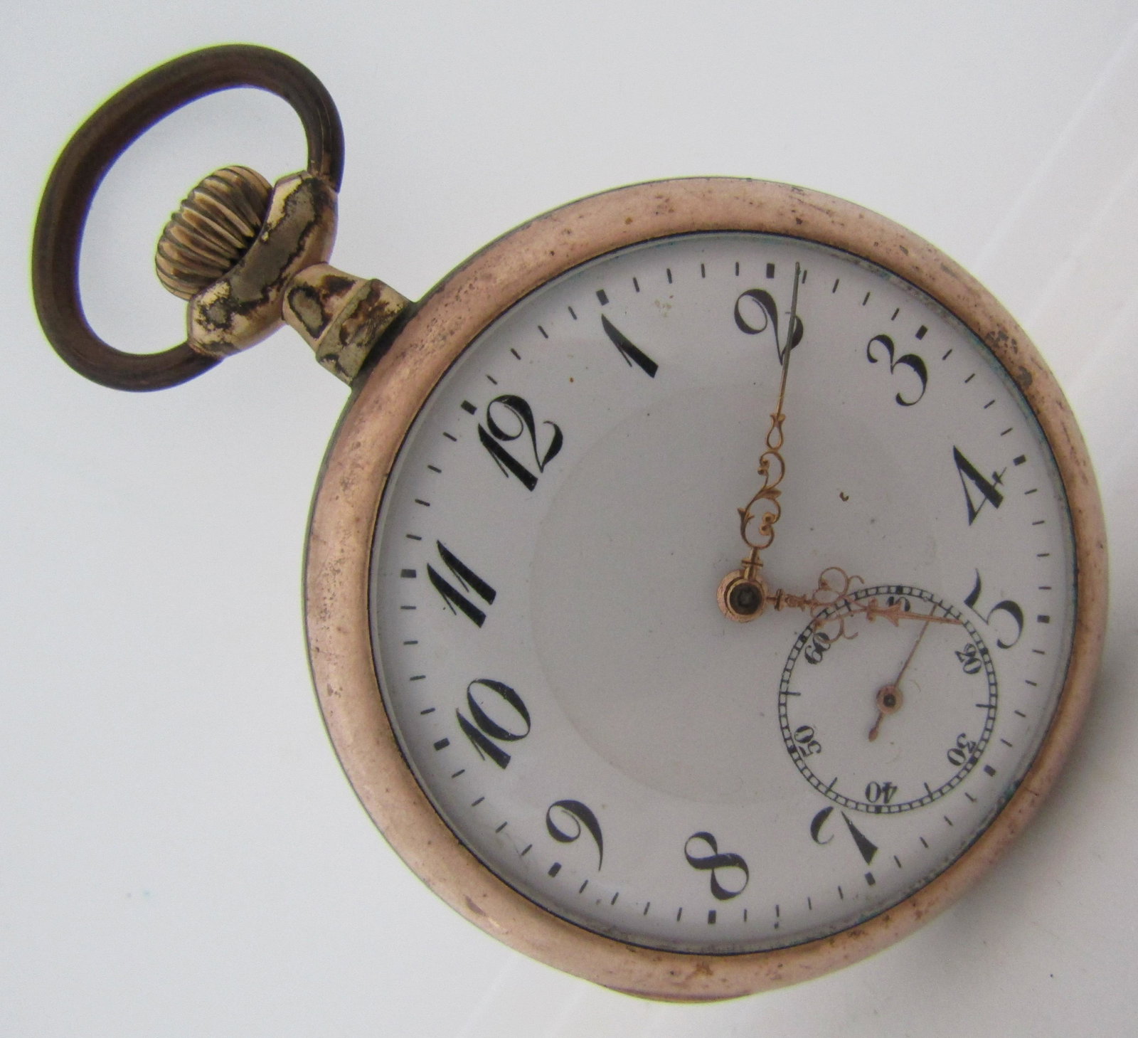 DRUSUS POCKETWATCH GOLD & 800 STERLING SILVER: ANTIQUE VINTAGE ESTATE OPEN FACE WATCH. WATCH 44MM X 64MM. WEIGHS 69.2 GRAMS TOTAL. NEVER MONOGRAMED. RUNS, NOT SERVICED. USA SHIPPING $5.