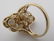 8 PEARL DIAMOND RING 14K GOLD CLUSTER 6 GRAMS - 3