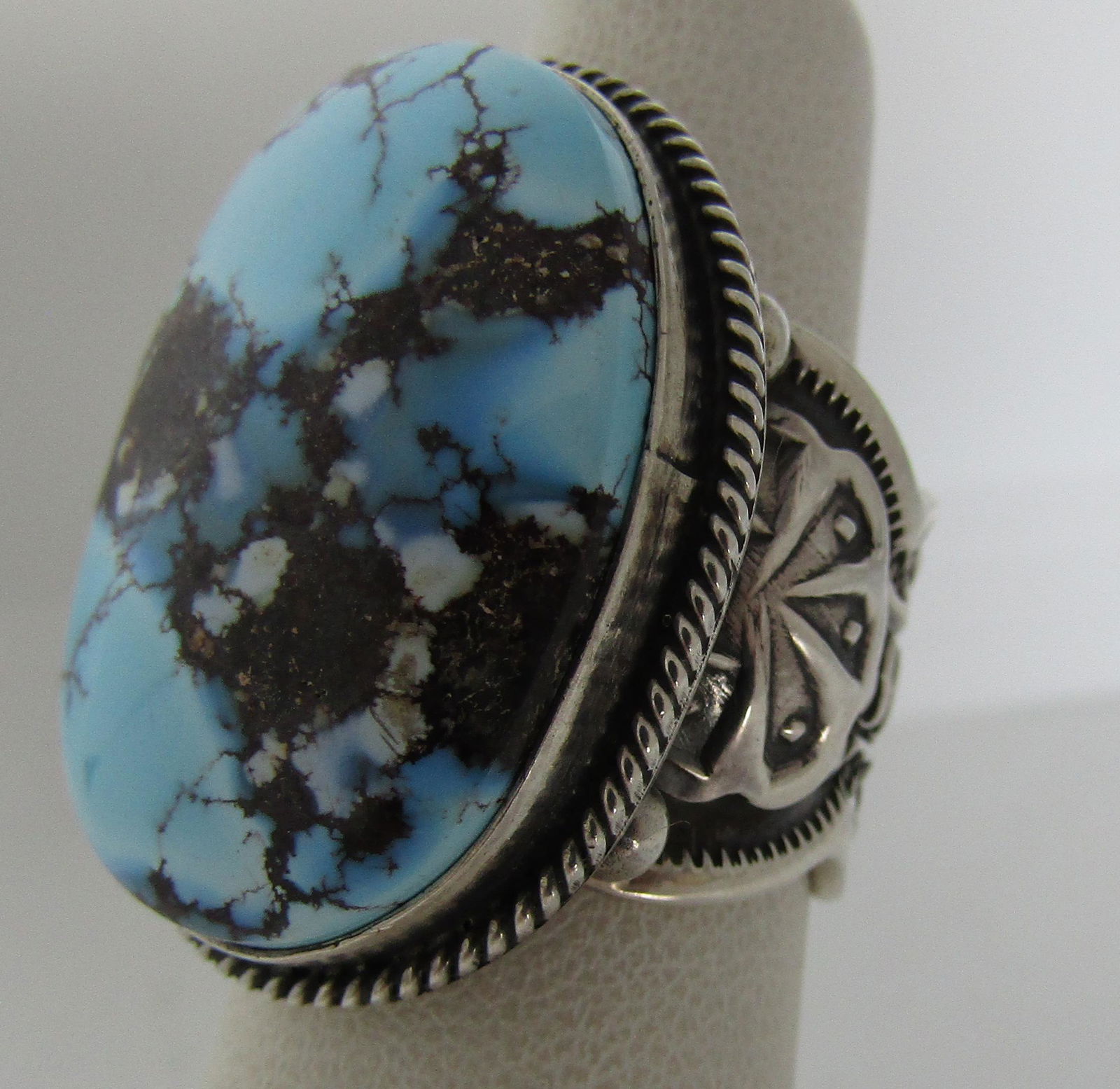 CADMAN GOLDEN HILL TURQUOISE RING STERLING SILVER (1 of 6)