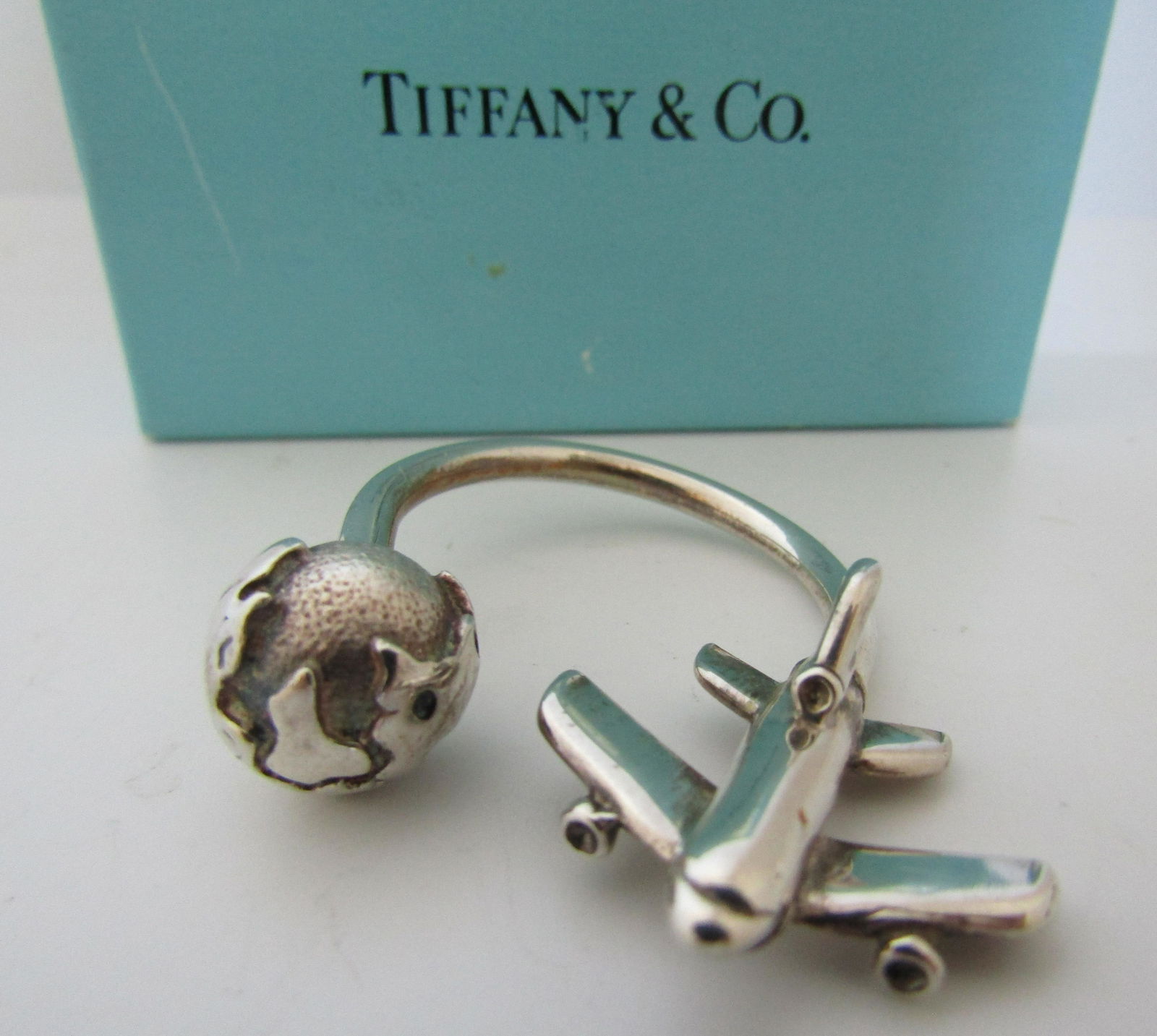 tiffany airplane keychain