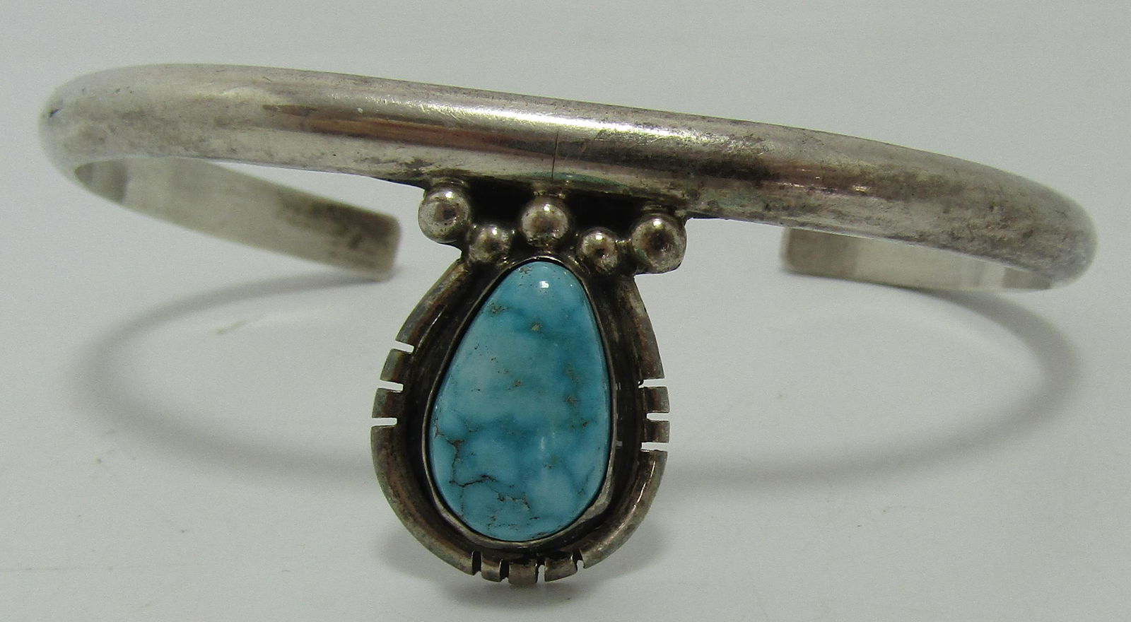 WATERWEB TURQUOISE STERLING SILVER CUFF BRACELET (1 of 3)