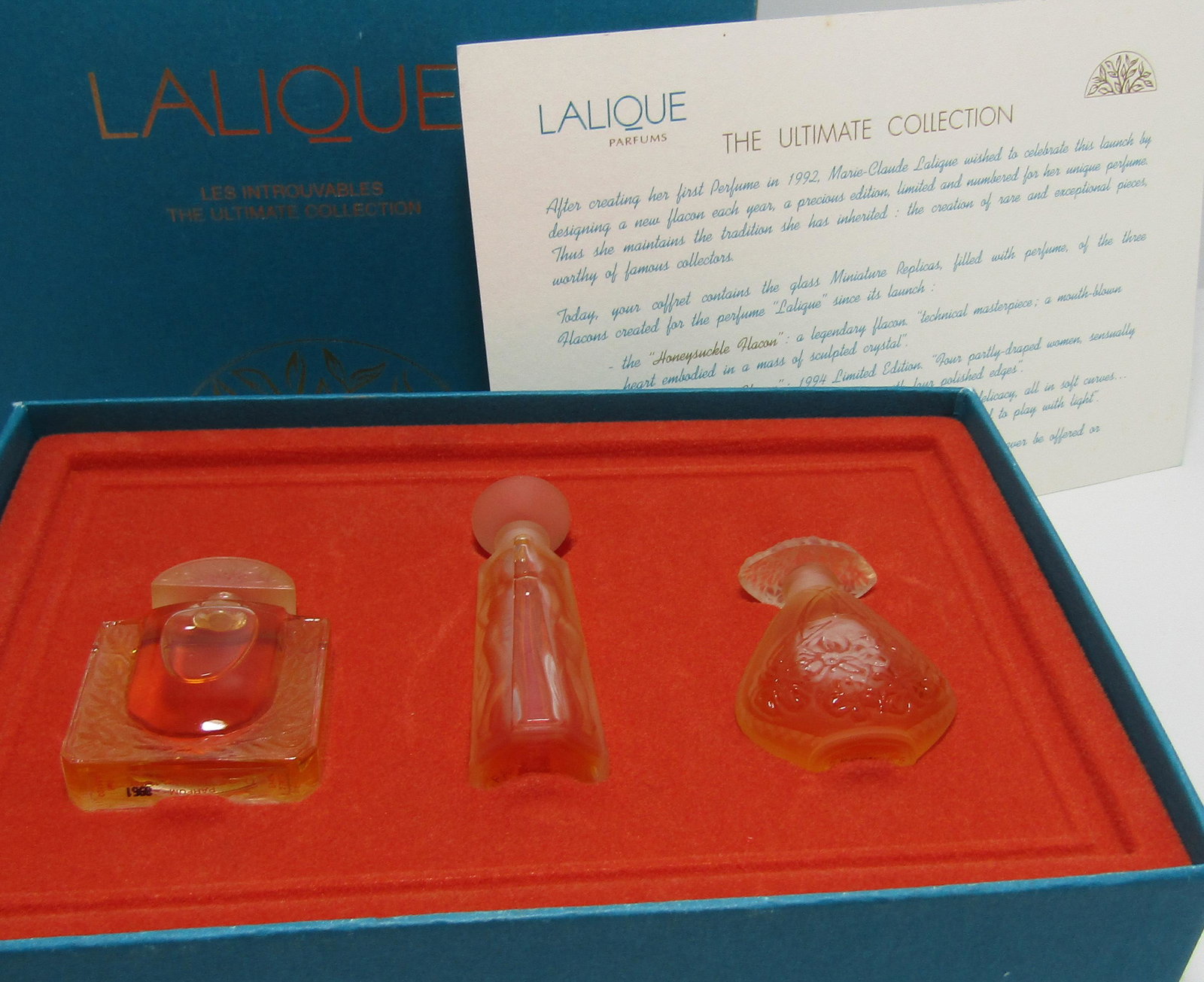 LALIQUE ULTIMATE LES INTROUVABLES 3 PERFUME BOTTLE (1 of 5)