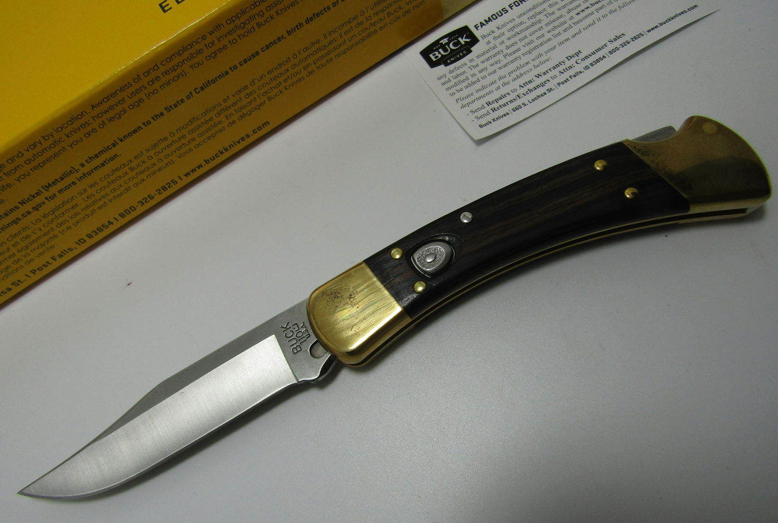 BUCK 110 SWITCHBLADE KNIFE (1 of 4)