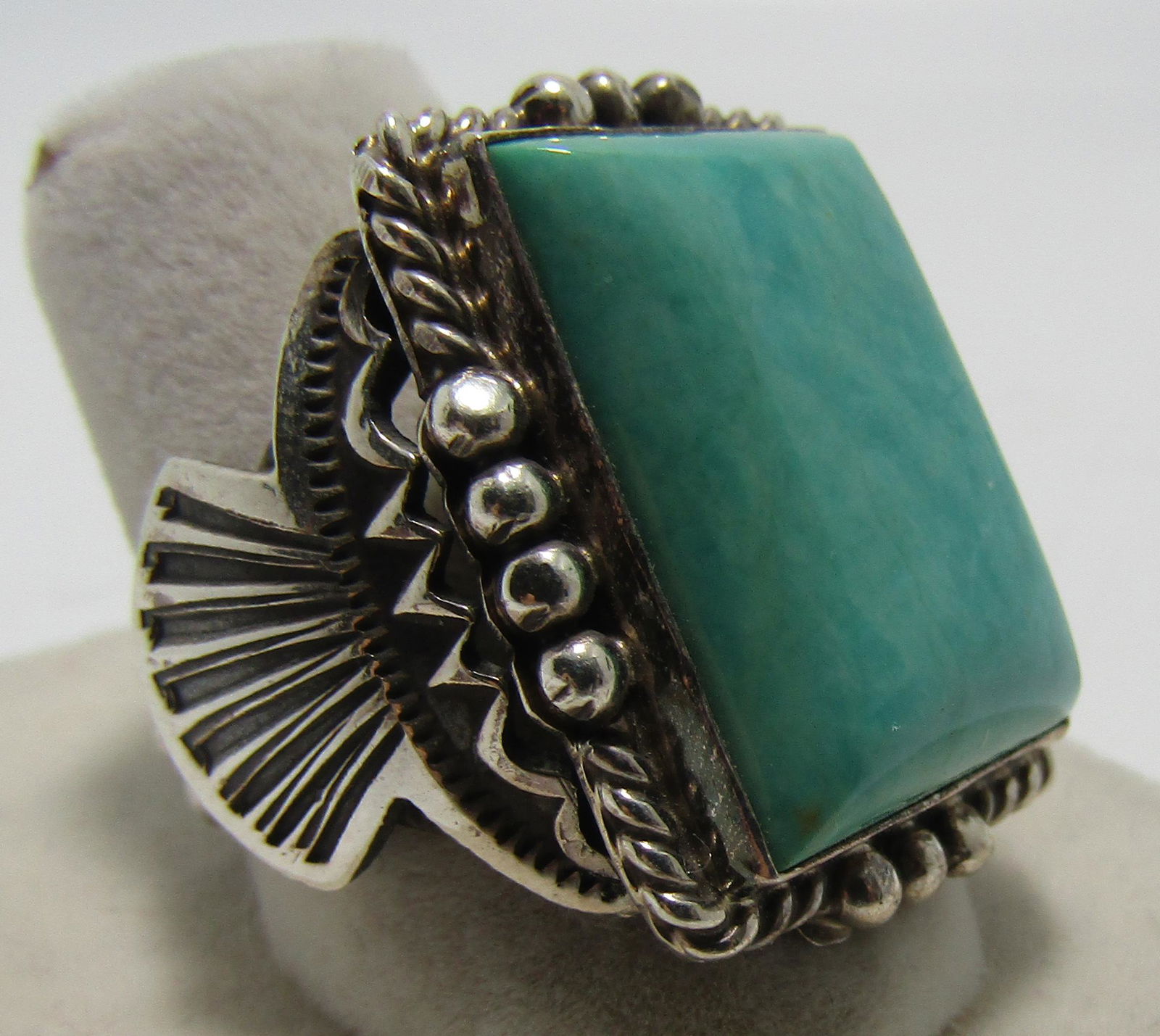 CALLADITTO TURQUOISE RING STERLING SILVER SIZE 11 (1 of 6)