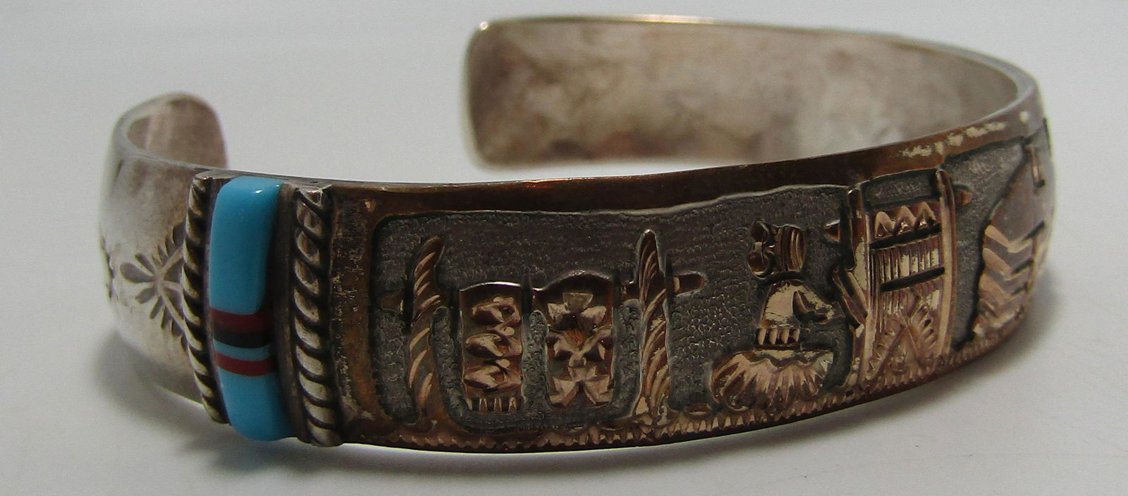 MAHOOTY STORYTELLER CUFF BRACELET STERLING SILVER (1 of 7)