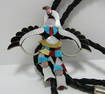 BEYUKA ZUNI INLAY EAGLEWING DANCER STERLING BOLO