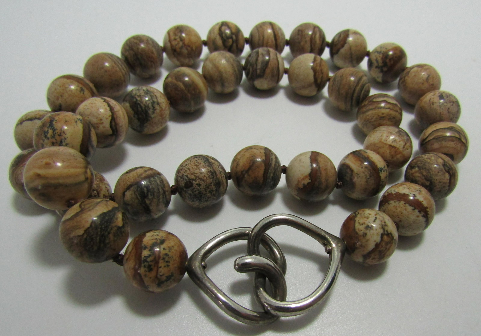 ANGELA CUMMINGS NECKLACE STERLING SILVER AGATE (1 of 7)