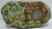 TURQUOISE NUGGET 5250CT SILVER DOLLAR PAPERWEIGHT