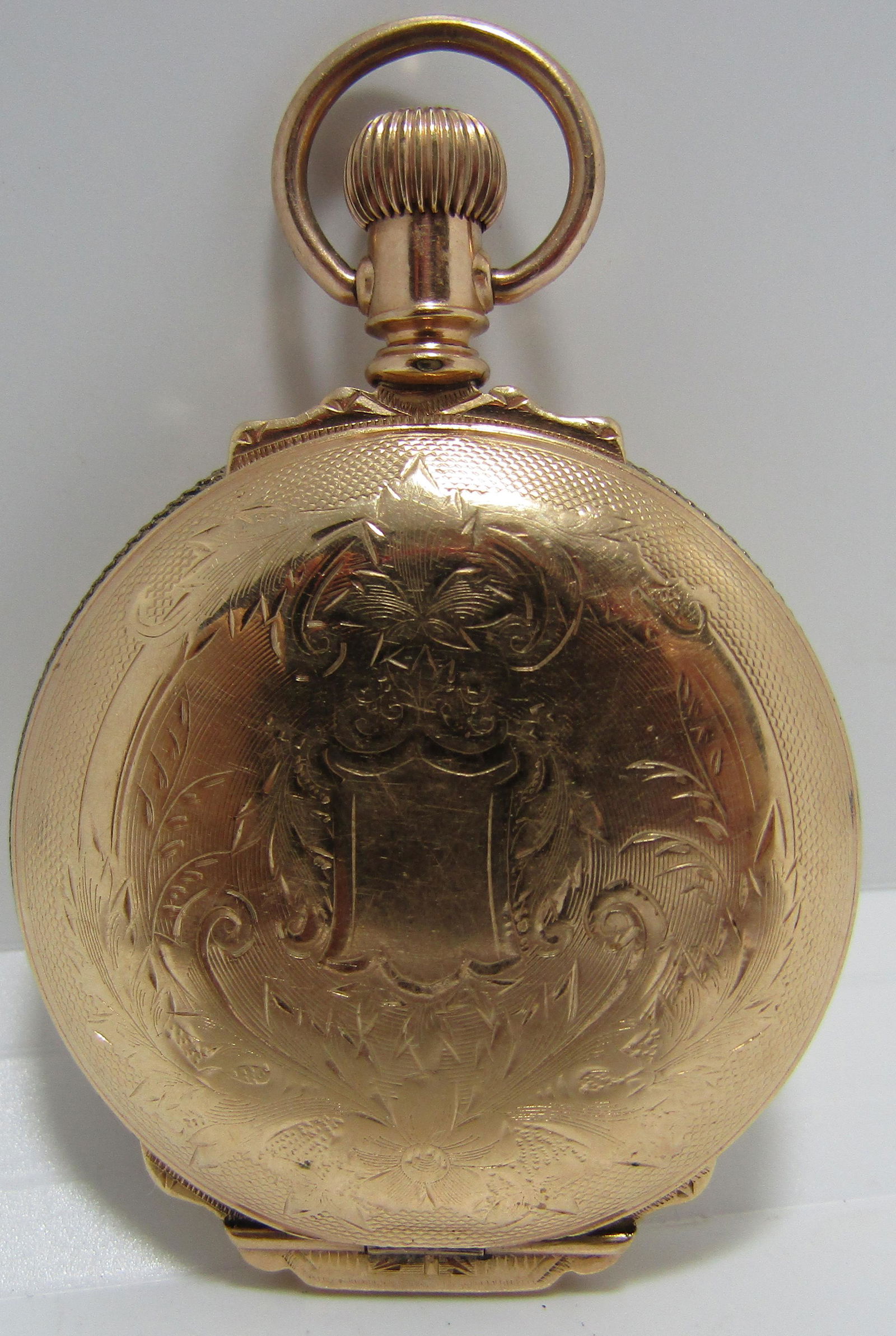 ELGIN NATIONAL BOX HUNTING CASE POCKETWATCH C1896 (1 of 5)